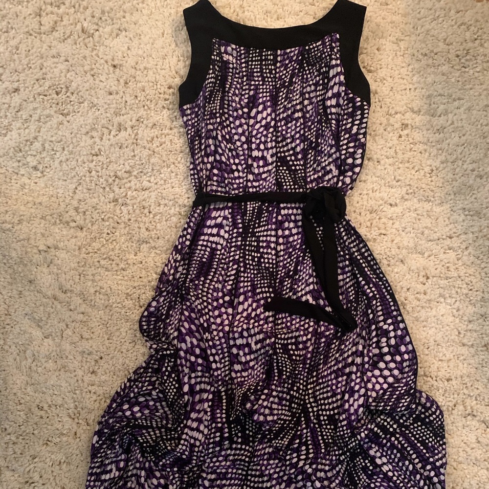 Perceptions Multi Black Print Dress